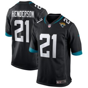 NFL Men's Jacksonville Jaguars C.J. Henderson Nike Black Game Jersey