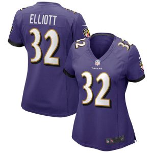 NFL Women's Baltimore Ravens DeShon Elliott Nike Purple Game Jersey