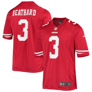 NFL Men's San Francisco 49ers C.J. Beathard Nike Scarlet Game Player Jersey