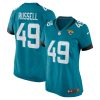 NFL Women's Jacksonville Jaguars Chapelle Russell Nike Teal Game Player Jersey