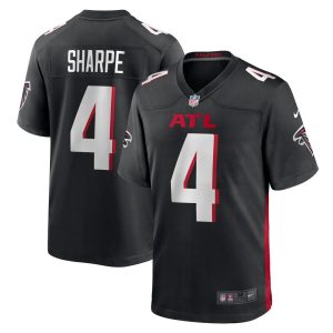 NFL Men's Atlanta Falcons Tajae Sharpe Nike Black Game Player Jersey