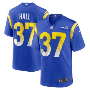 NFL Men's Los Angeles Rams Tyler Hall Nike Royal Game Jersey