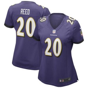 NFL Women's Baltimore Ravens Ed Reed Nike Purple Game Retired Player Jersey