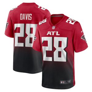 NFL Men's Atlanta Falcons Mike Davis Nike Red Game Player Jersey