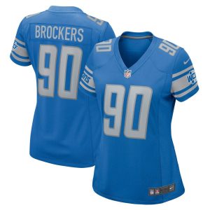 NFL Women's Detroit Lions Michael Brockers Nike Blue Game Jersey