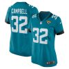 NFL Women's Jacksonville Jaguars Tyson Campbell Nike Teal Nike Game Jersey
