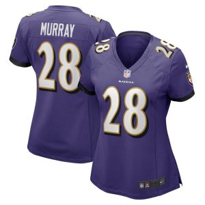 NFL Women's Baltimore Ravens Latavius Murray Nike Purple Game Jersey