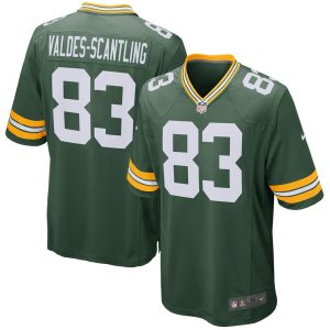 NFL Men's Green Bay Packers Marquez Valdes-Scantling Nike Green Game Player Jersey