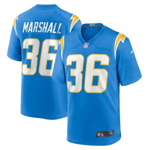 NFL Men's Los Angeles Chargers Trey Marshall Nike Powder Blue Game Jersey