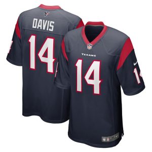 NFL Men's Houston Texans Davion Davis Nike Navy Game Jersey