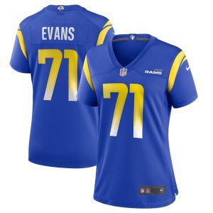 NFL Women's Los Angeles Rams Bobby Evans Nike Royal Game Jersey