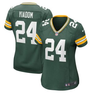 NFL Women's Green Bay Packers Isaac Yiadom Nike Green Game Jersey