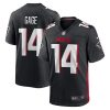 NFL Men's Atlanta Falcons Russell Gage Nike Black Game Player Jersey