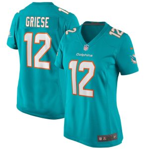 NFL Women's Miami Dolphins Bob Griese Nike Aqua Game Retired Player Jersey
