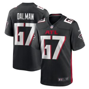 NFL Men's Atlanta Falcons Drew Dalman Nike Black Game Jersey
