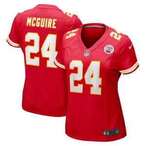 NFL Women's Kansas City Chiefs Elijah McGuire Nike Red Game Player Jersey