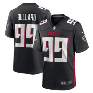 NFL Men's Atlanta Falcons Jonathan Bullard Nike Black Game Jersey