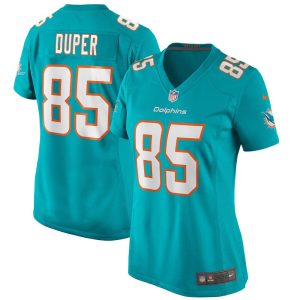NFL Women's Miami Dolphins Mark Duper Nike Aqua Game Retired Player Jersey