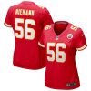 NFL Women's Kansas City Chiefs Ben Niemann Nike Red Game Jersey