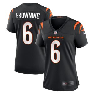 NFL Women's Cincinnati Bengals Jake Browning Nike Black Game Jersey