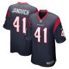 NFL Men's Houston Texans Andy Janovich Nike Navy Game Jersey