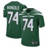 NFL Men's New York Jets Nick Mangold Nike Gotham Green Retired Player Jersey