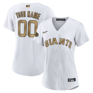 MLB Women's San Francisco Giants Nike White 2022 MLB All-Star Game Replica Custom Jersey