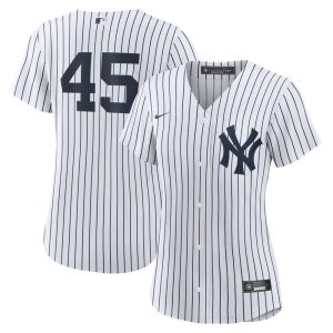 MLB Women's New York Yankees Gerrit Cole Nike White Home Replica Player Jersey