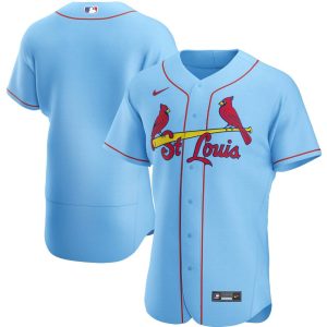 MLB Men's St. Louis Cardinals Nike Light Blue Alternate Authentic Team Jersey