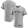 MLB Men's New York Yankees Nike Gray Road Authentic Team Jersey