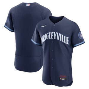 MLB Men's Chicago Cubs Nike Navy 2021 City Connect Authentic Jersey