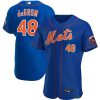 MLB Men's New York Mets Jacob deGrom Nike Royal Alternate Authentic Player Jersey