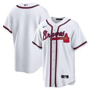 MLB Men's Atlanta Braves Nike White Home Blank Replica Jersey