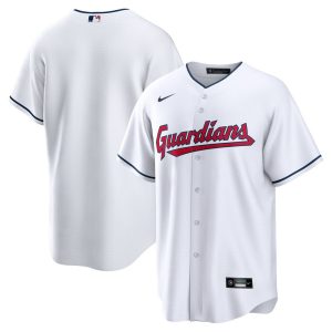 MLB Men's Cleveland Guardians Nike White Home Blank Replica Jersey