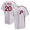MLB Men's Philadelphia Phillies Mike Schmidt Nike White Home Cooperstown Collection Player Jersey
