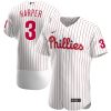 MLB Men's Philadelphia Phillies Bryce Harper Nike White Home Authentic Player Jersey