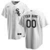 MLB Men's Chicago White Sox Nike White Home Replica Custom Jersey