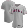 MLB Men's Los Angeles Angels Nike Gray Road Authentic Team Jersey