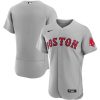 MLB Men's Boston Red Sox Nike Gray Road Authentic Team Jersey