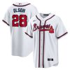 MLB Men's Atlanta Braves Matt Olson Nike White Home Replica Player Jersey