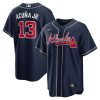 MLB Men's Atlanta Braves Ronald Acuna Jr. Nike Navy Alternate Replica Player Name Jersey