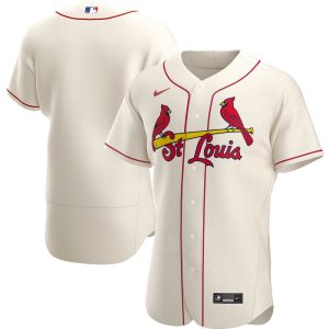 MLB Men's St. Louis Cardinals Nike Cream Alternate Authentic Team Jersey