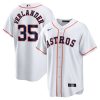 MLB Men's Houston Astros Justin Verlander Nike White Home Replica Player Name Jersey