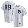 MLB Men's New York Yankees Aaron Judge Nike White Home Replica Player Name Jersey