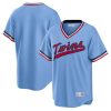 MLB Men's Minnesota Twins Nike Light Blue Road Cooperstown Collection Team Jersey