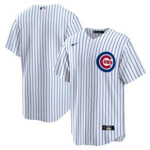 MLB Men's Chicago Cubs Nike White Home Blank Replica Jersey