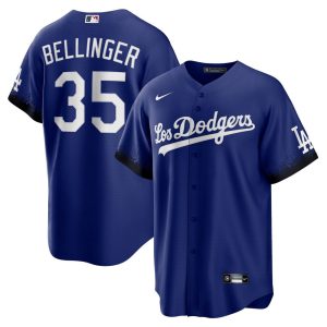 MLB Men's Los Angeles Dodgers Cody Bellinger Nike Royal 2021 City Connect Replica Player Jersey
