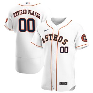 MLB Men's Houston Astros Nike White Home Pick-A-Player Retired Roster Authentic Jersey