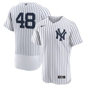 MLB Men's New York Yankees Anthony Rizzo Nike White/Navy Home Authentic Player Jersey