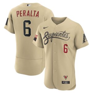 MLB Men's Arizona Diamondbacks David Peralta Nike Gold 2021 City Connect Authentic Player Jersey